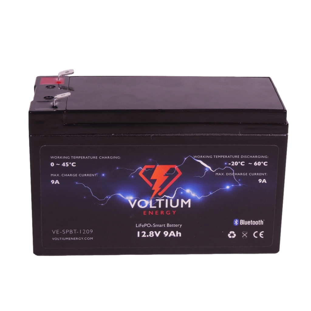 Voltium Energy LiFePO4 Lithium Batterij 12,8 Volt 9Ah 116Wh Top Merken Winkel